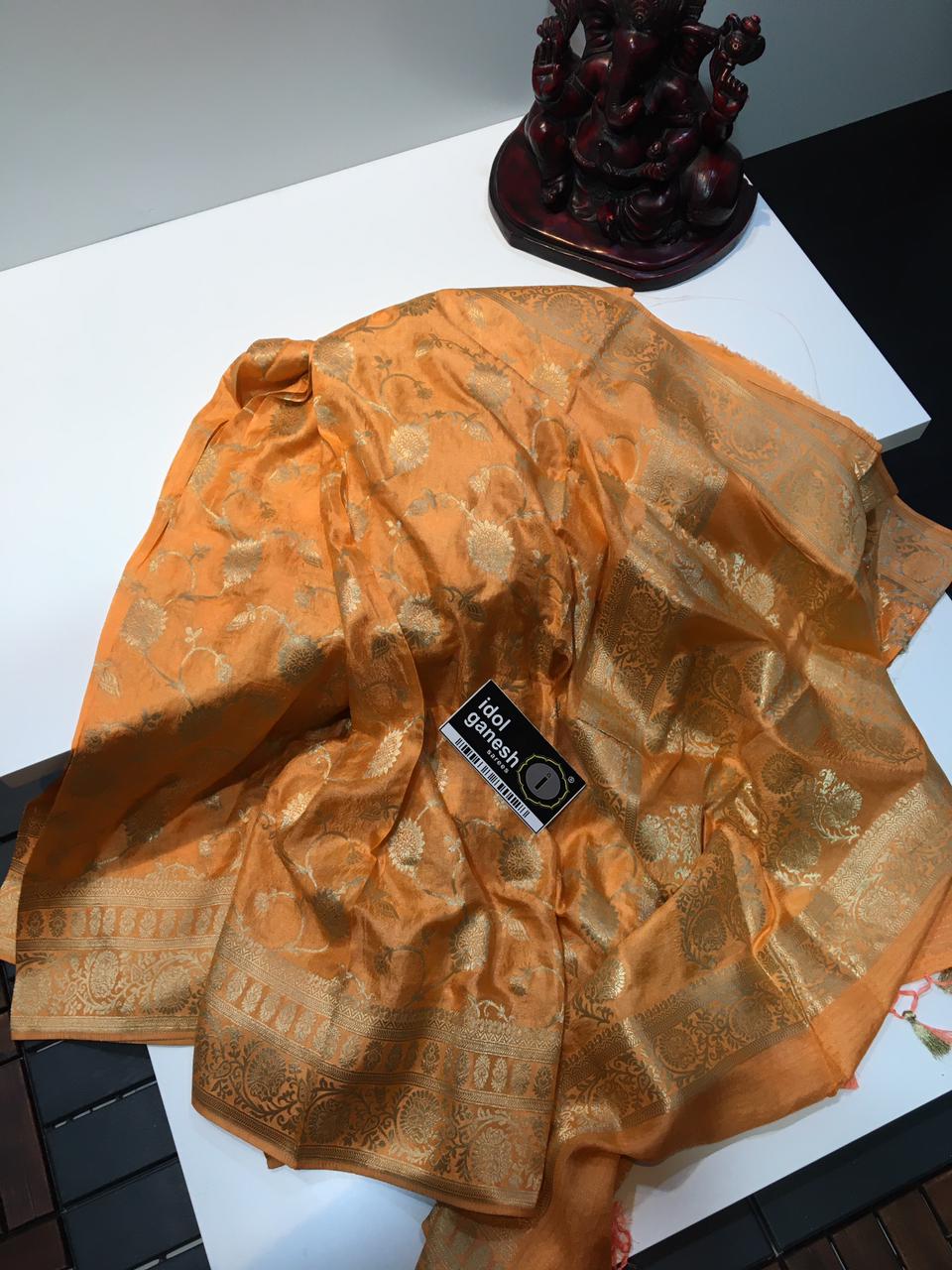 IG1411 Pure handloom crape silk