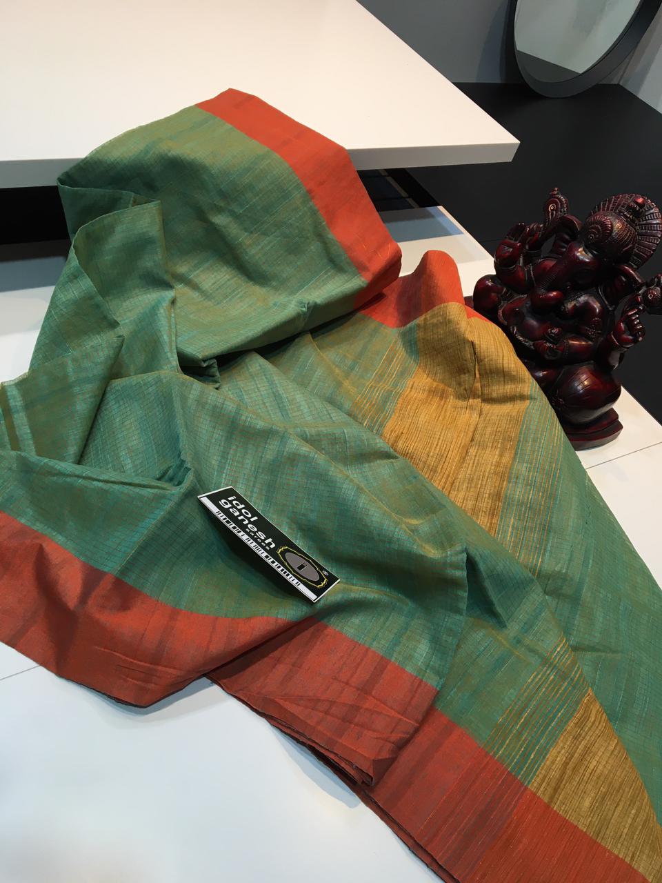 IG1422 Lite weight Khadi sarees