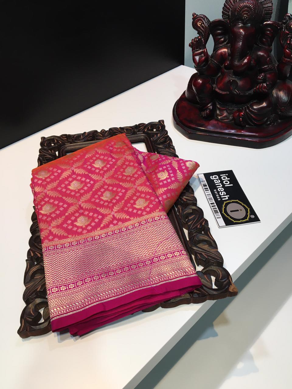 IG1435 Pure kataan silk pattu