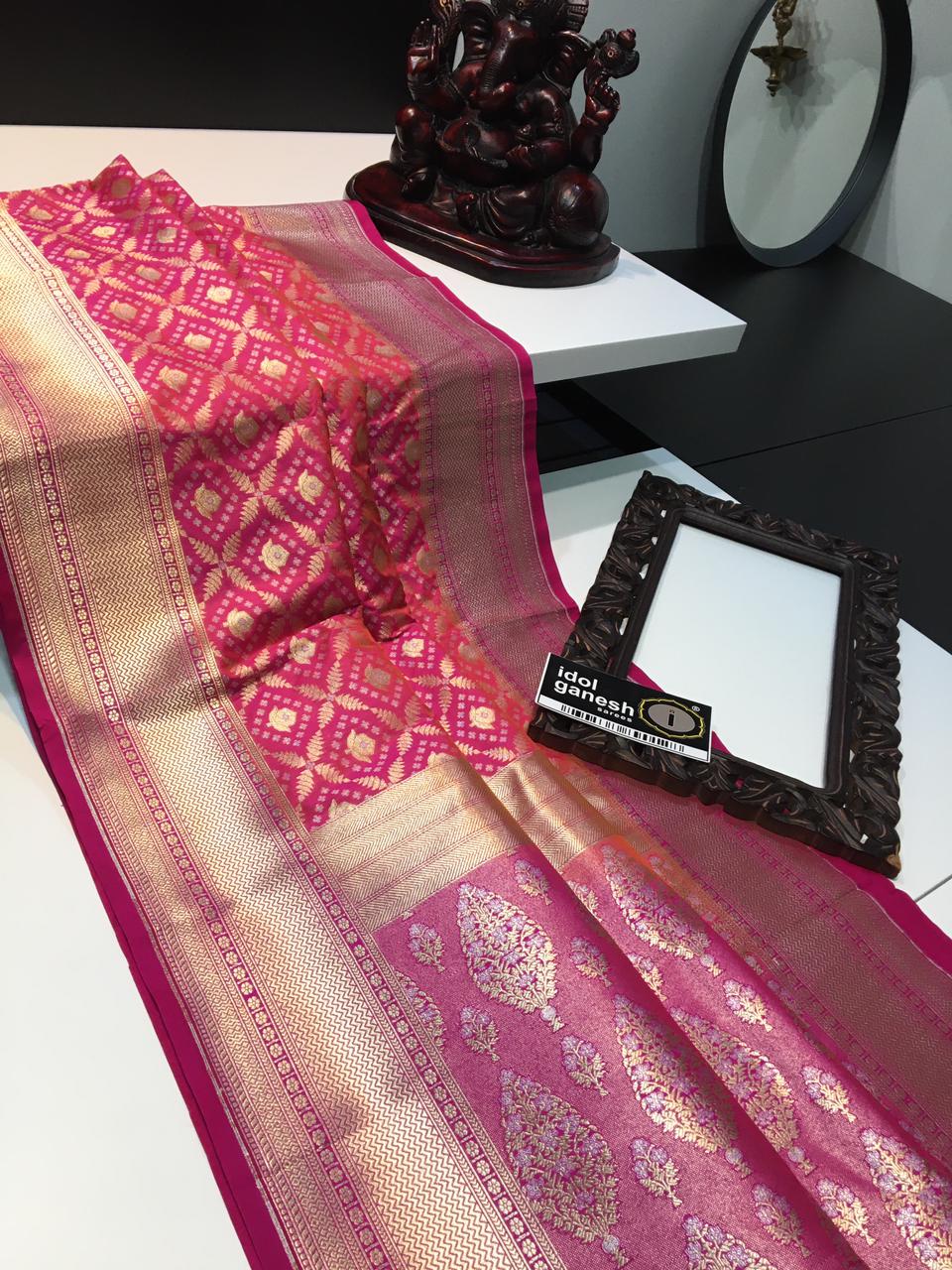 IG1435 Pure kataan silk pattu