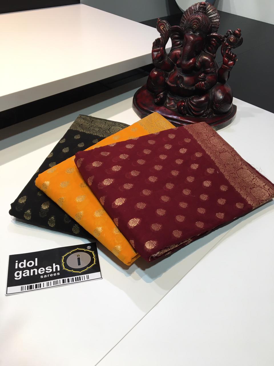 IG1529 Pure Georgette kaddi