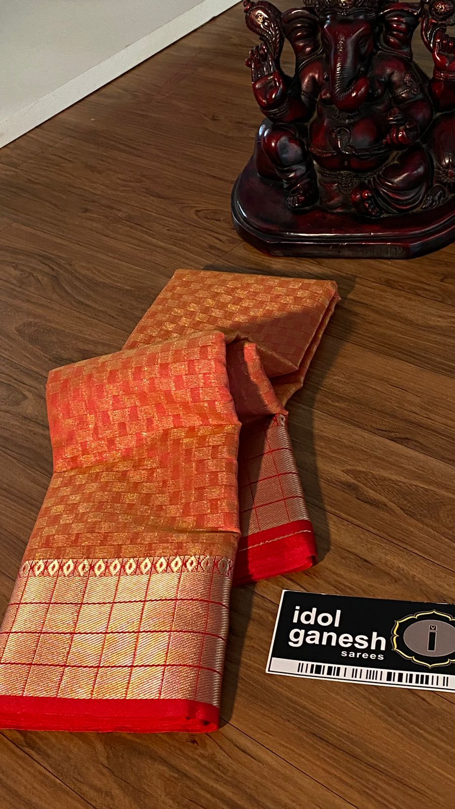 IG1589 Lite weight jari patola weaving sarees