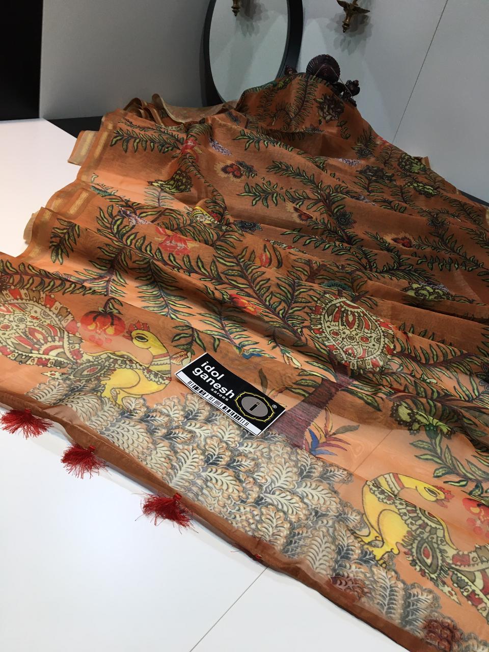 IG1652 Lite weight pure chanderi