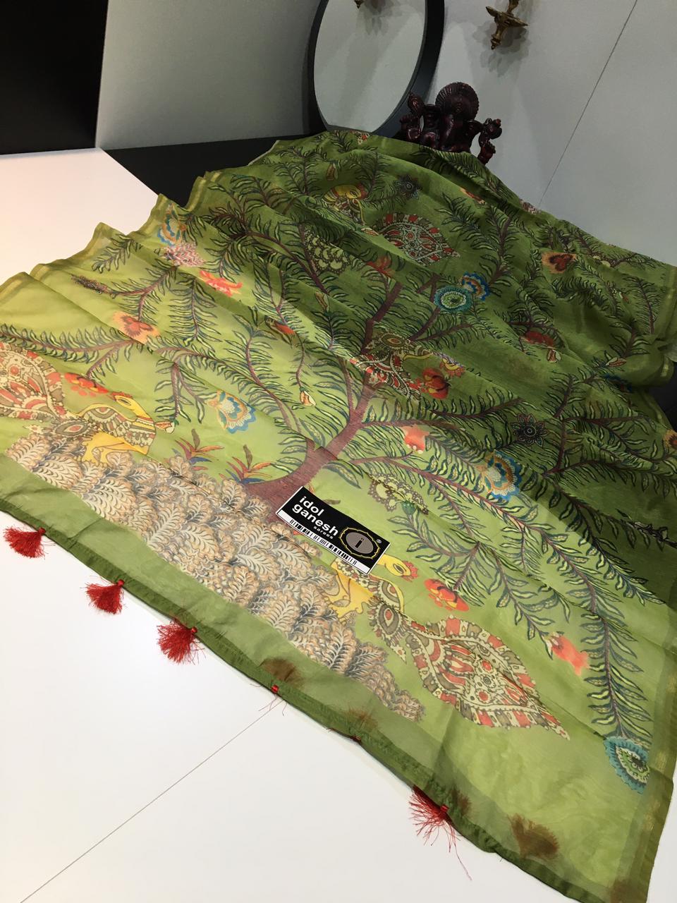 IG1652 Lite weight pure chanderi