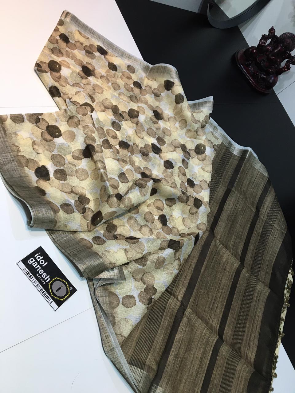 IG1752 Lite weight jute tussar