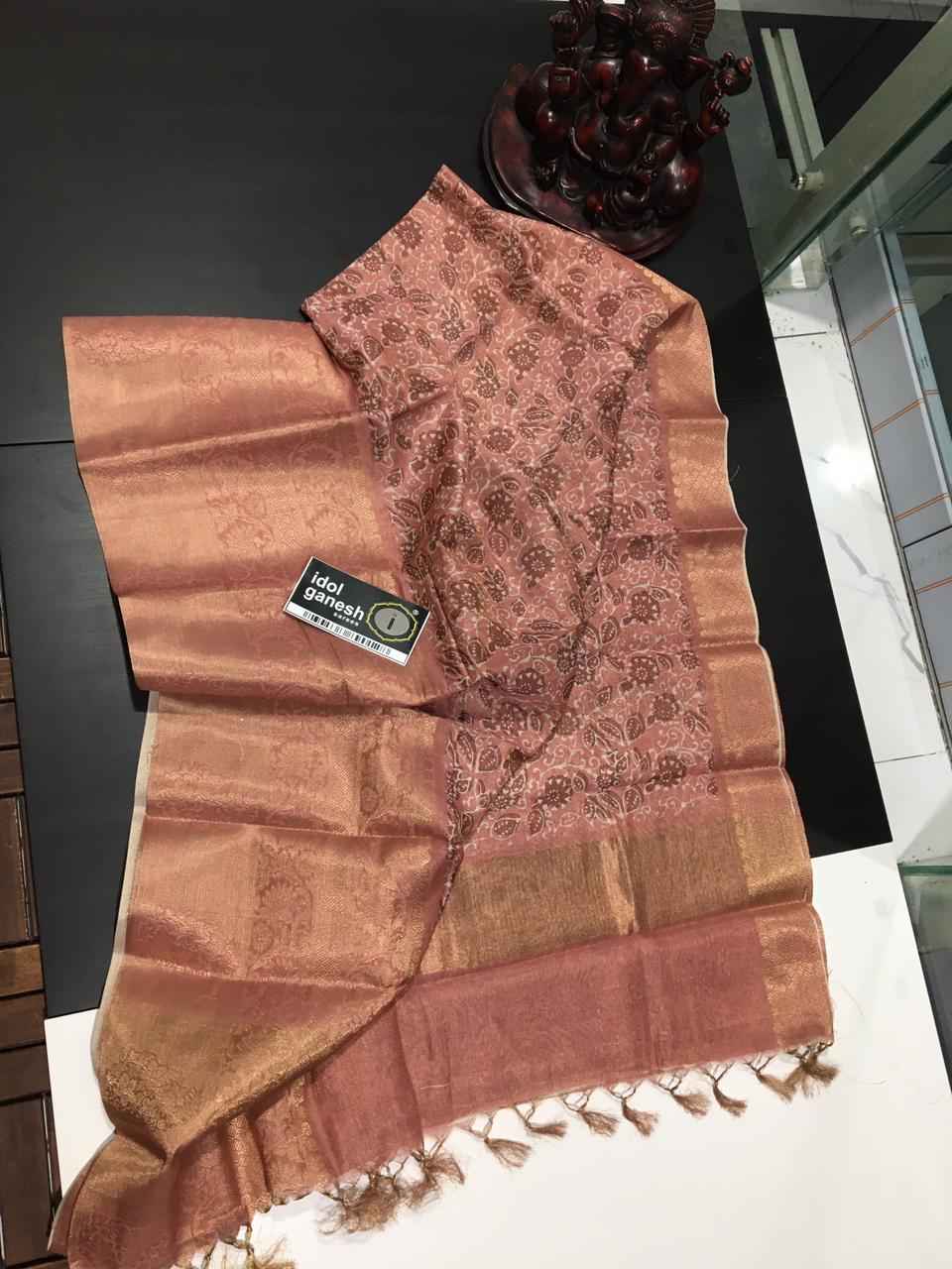 IG1801 Lite weight pure tissue/ jute pattu
