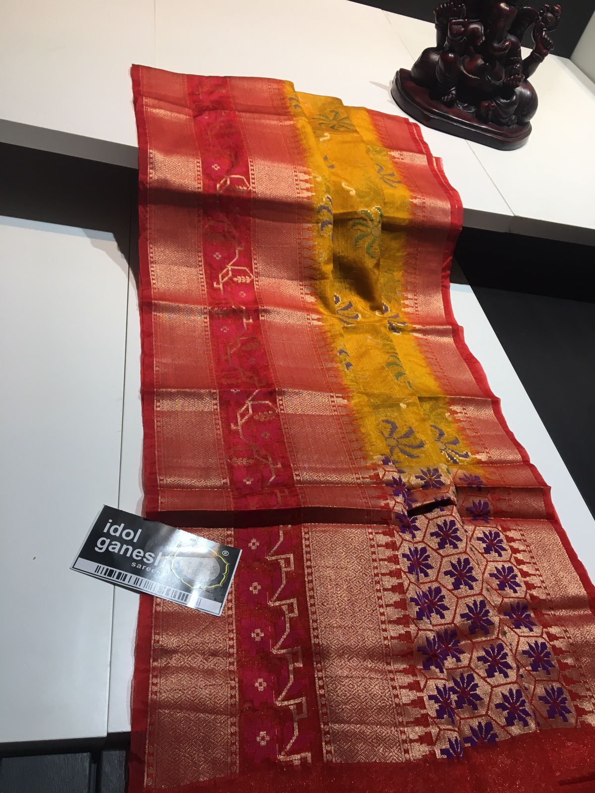 IG1837 Lite weight tussar/ kora pattu