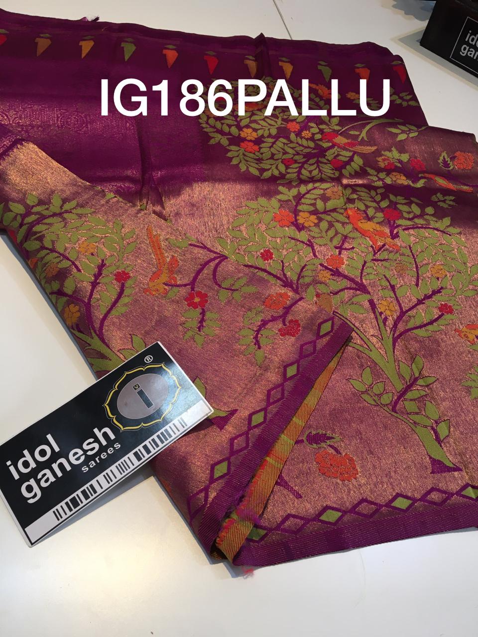 IG186 Lite weight soft paithani sarees