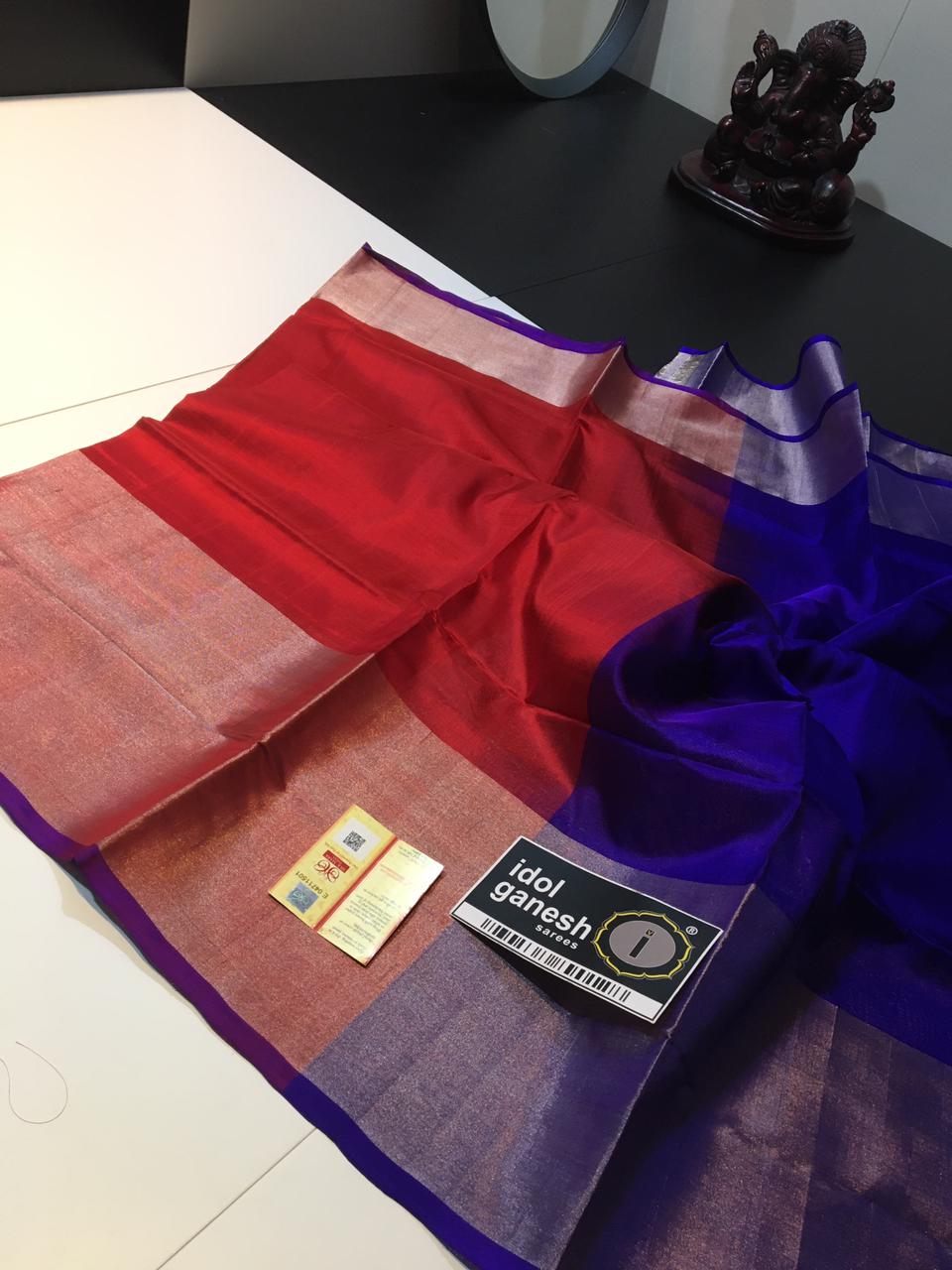 IG1918 Pure uppada handloom pattu/pattu sarees