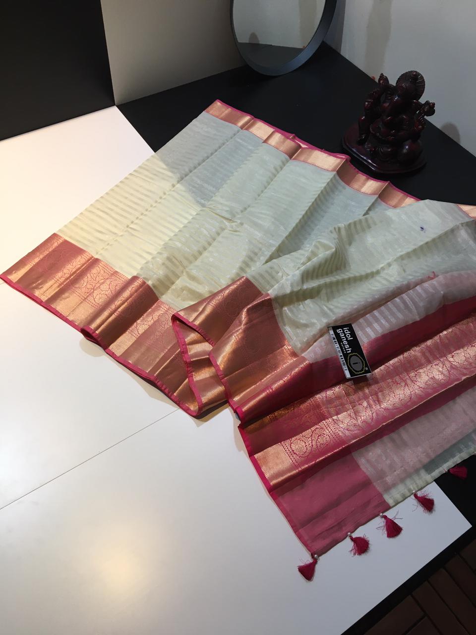 IG1934 Lite weight Kanchi fancy chanderi soft pattu IG1934 Lite weight Kanchi fancy chanderi soft pattu