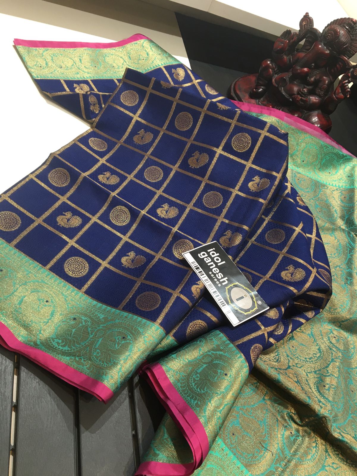 IG2074 Lite weight Kanchi style fancy Tanchui pattu
