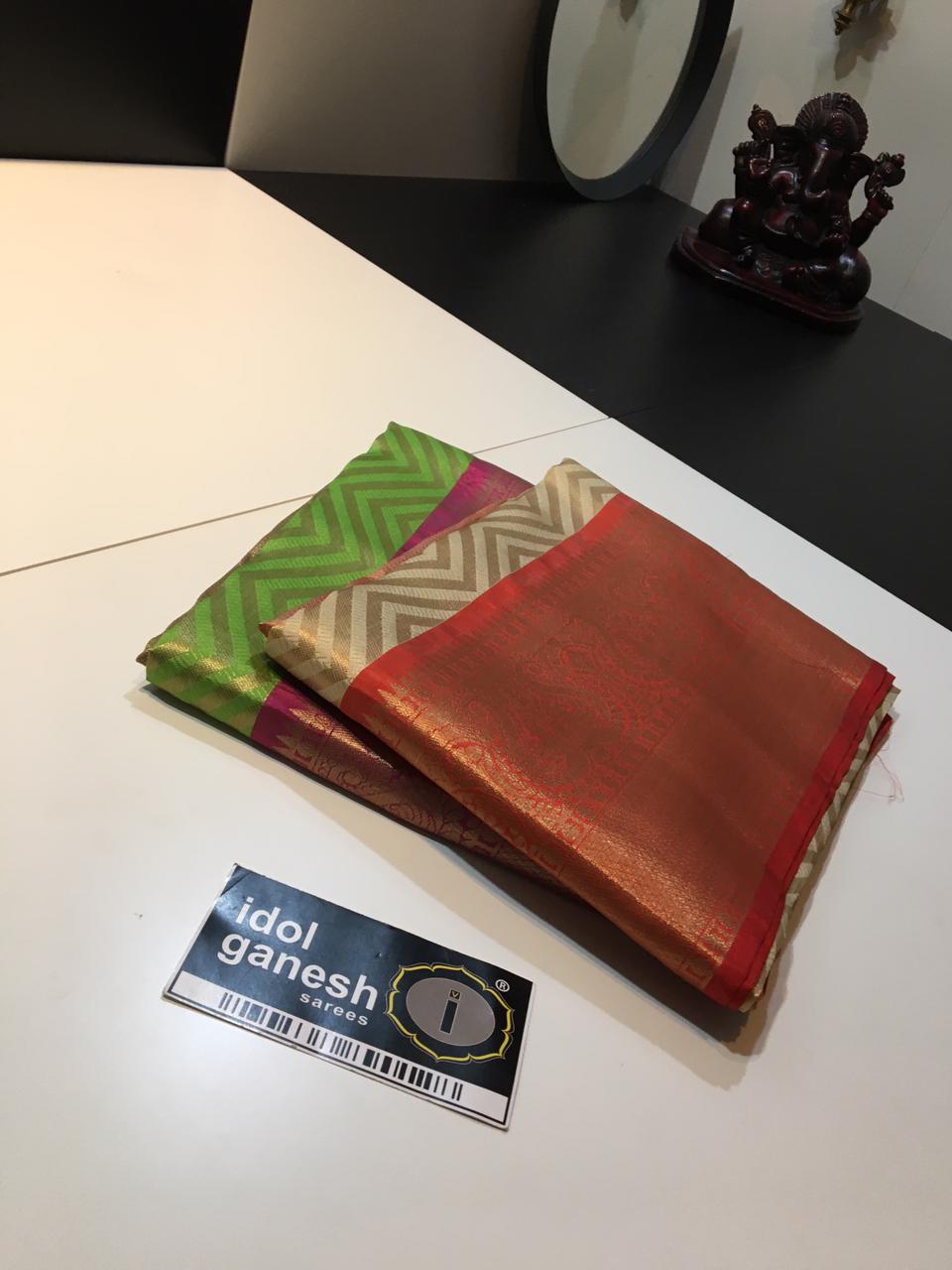 IG2078 Lite weight Kanchi style fancy pattu
