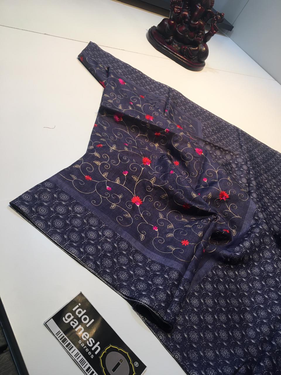 IG2196 Lite weight pure tussar pattu 