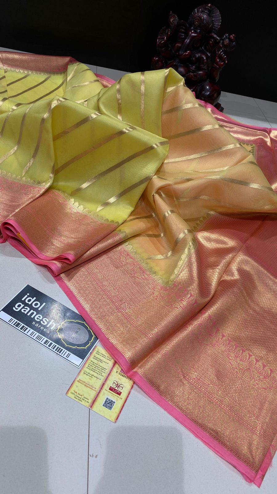 IG2228 Pure handloom Kanchi kora