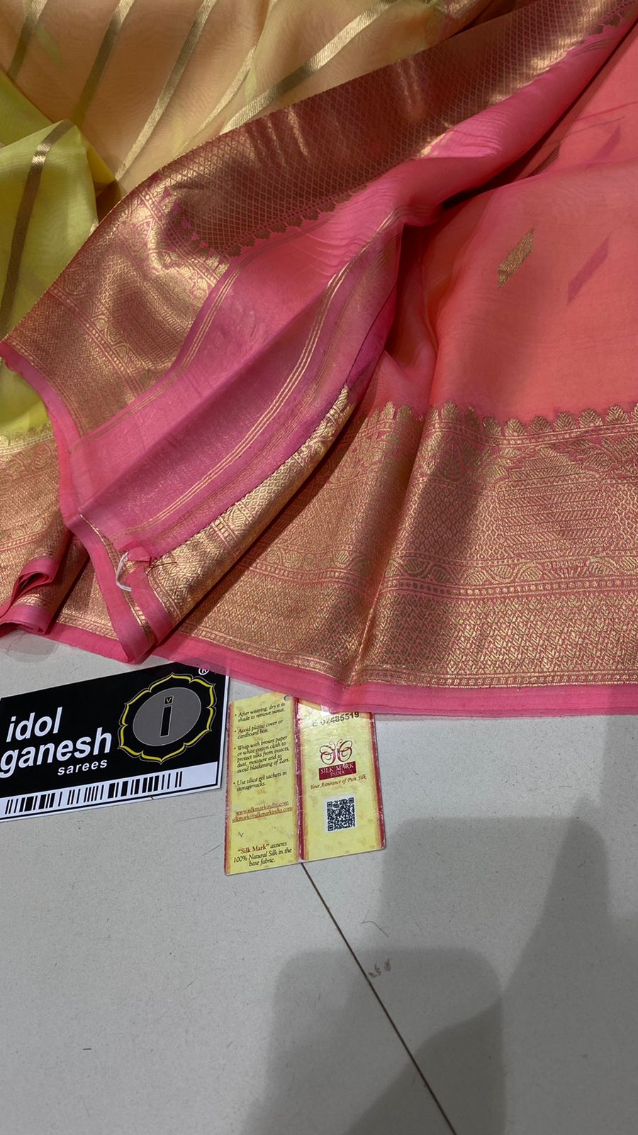 IG2228 Pure handloom Kanchi kora
