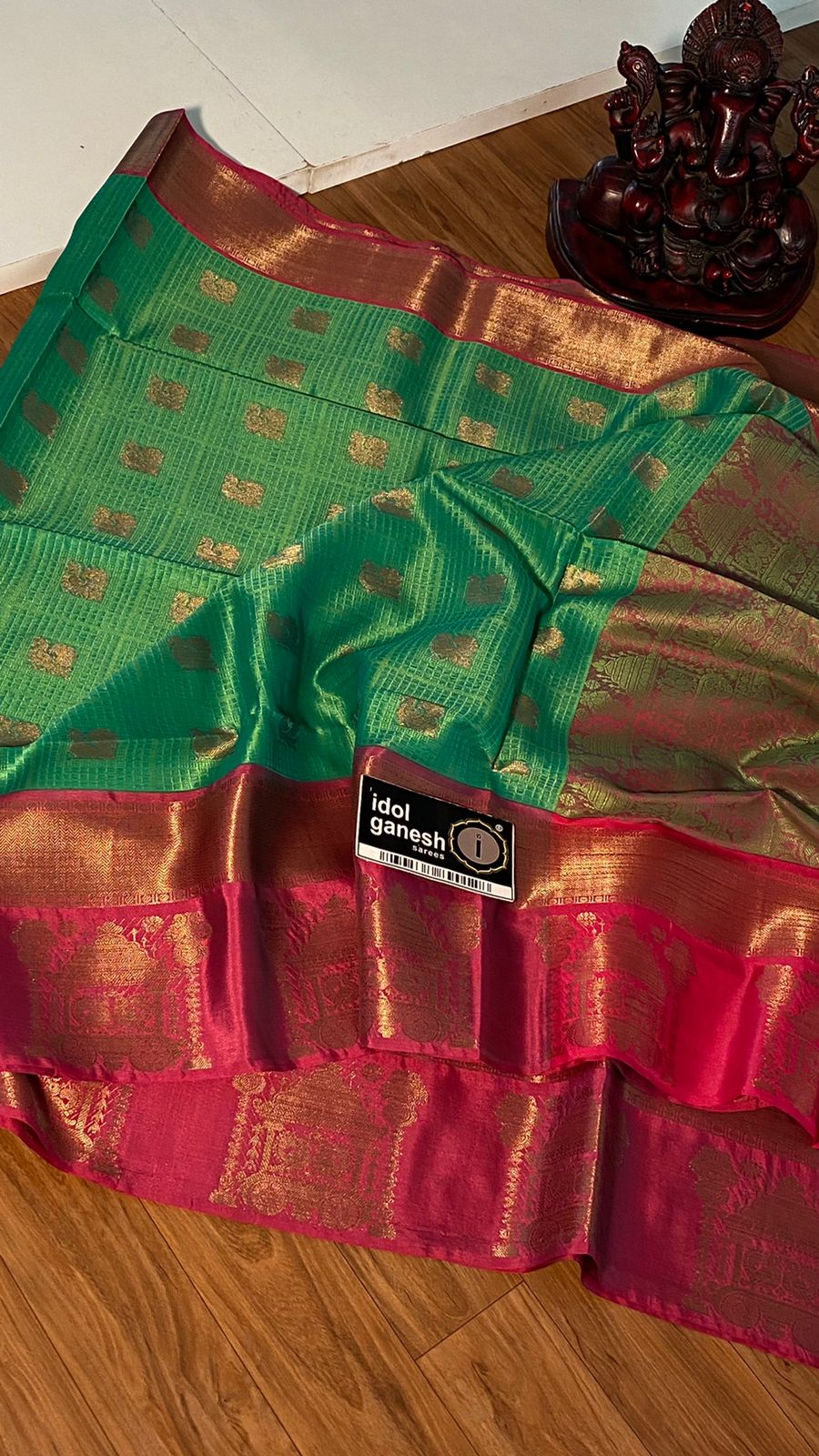 IG2373 Lite weight soft Kanchi style fancy Kataan pattu IG2373 Lite weight soft Kanchi style fancy Kataan pattu