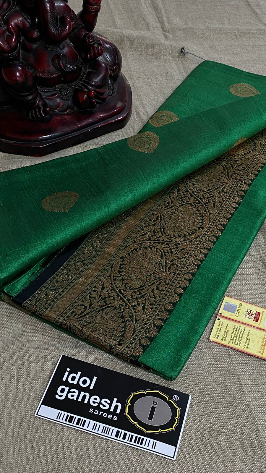 IG2597 Pure handloom desi tussar 12230/-