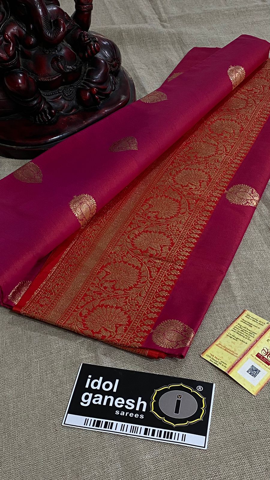 IG2597 Pure handloom desi tussar 12230/-