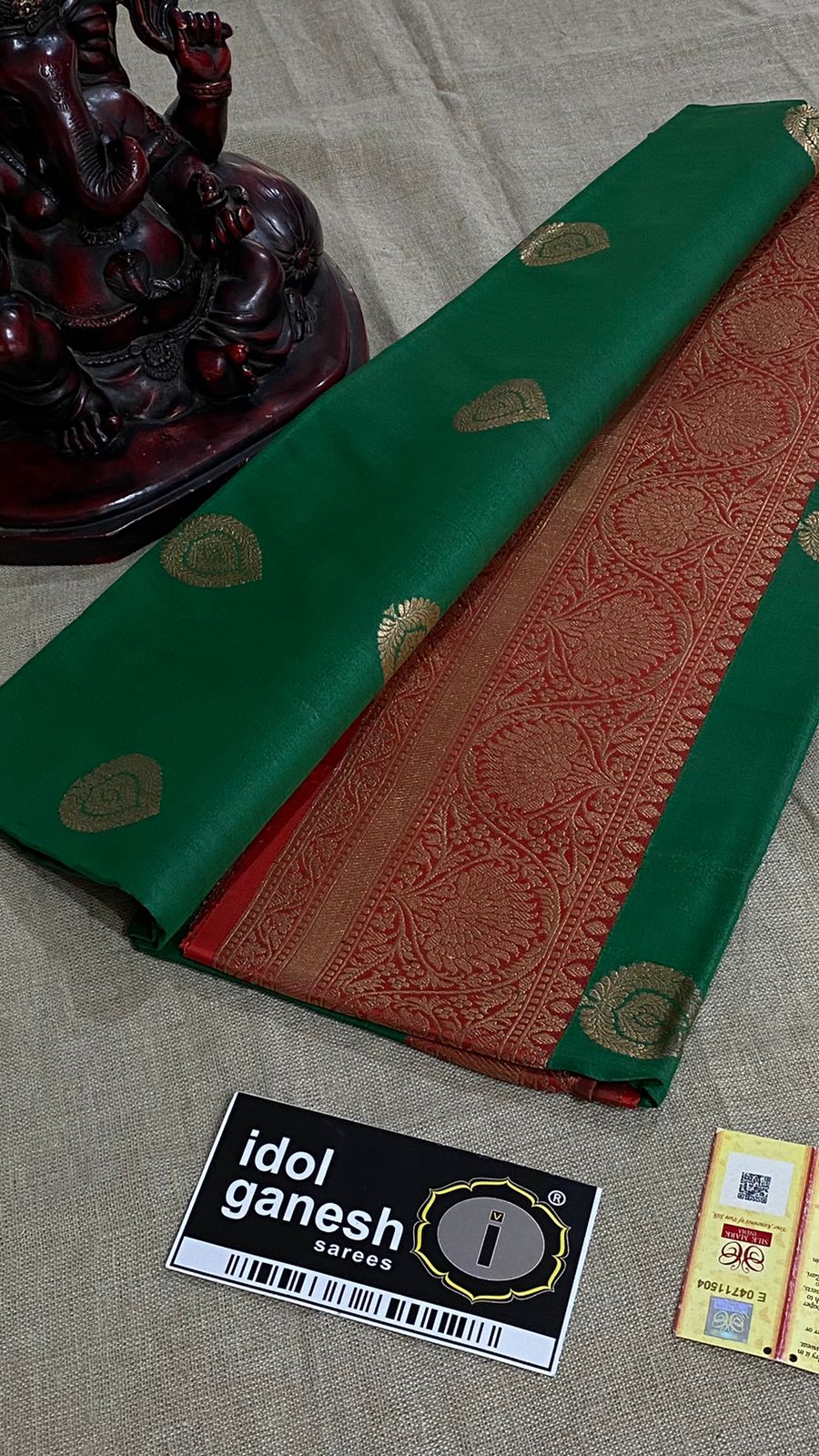 IG2597 Pure handloom desi tussar 12230/-