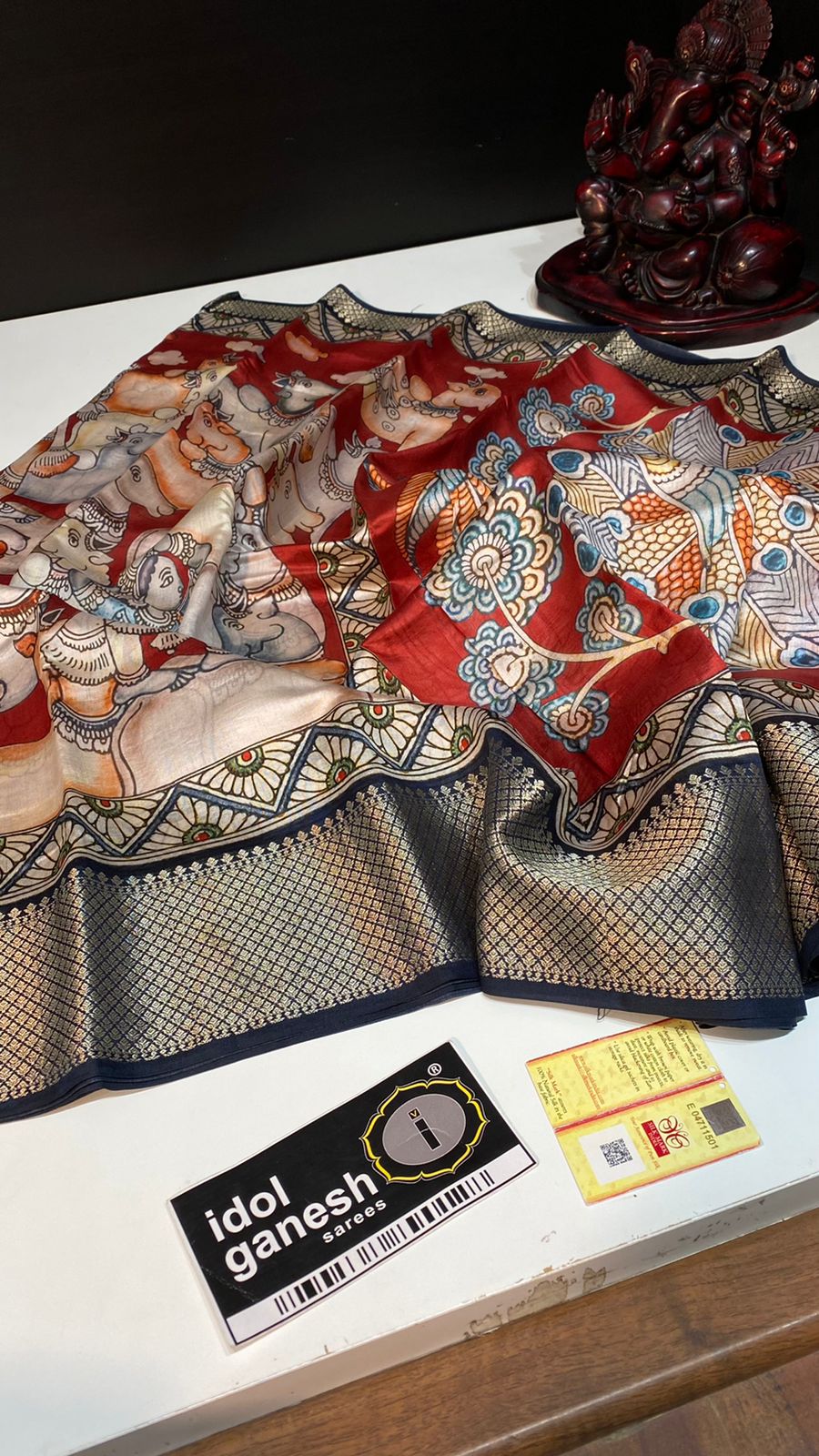 IG2672 Pure handloom desi soft munga pattu