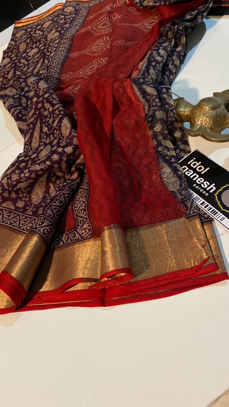 IG2722 Pure handloom silk Kota