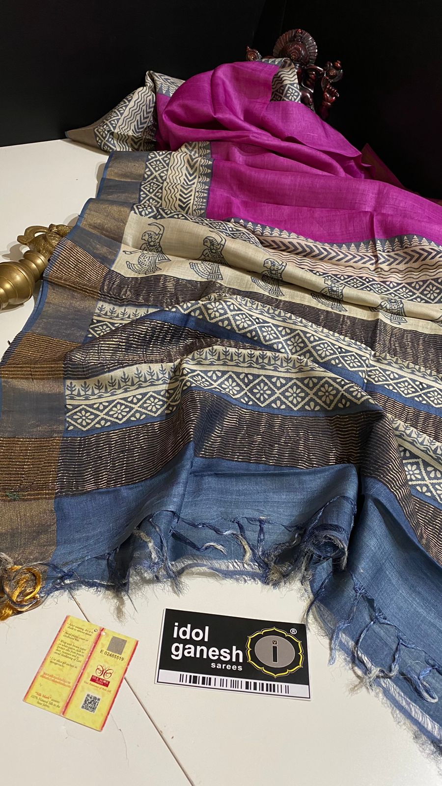 IG3030 Pure handloom tussar 