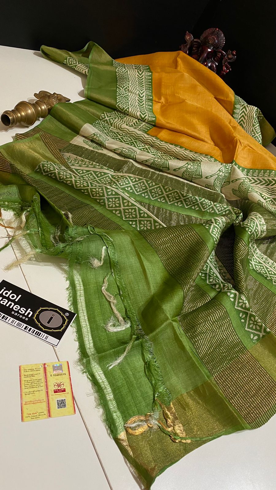 IG3030 Pure handloom tussar 