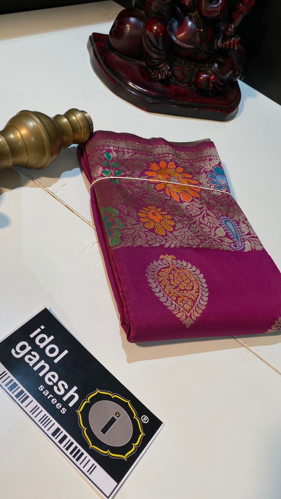 IG3052 Lite weight pure munga silk pattu