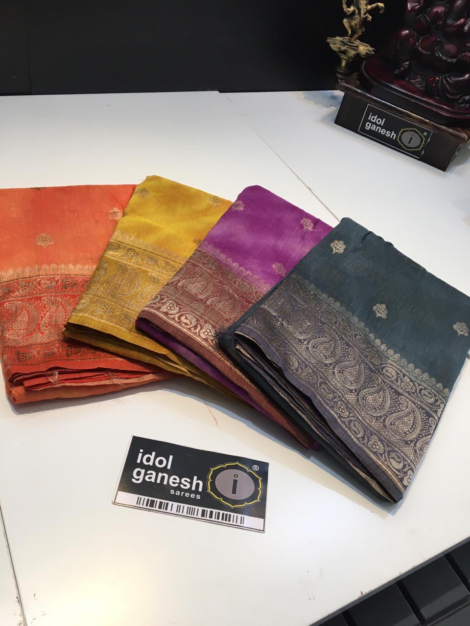 IG308 Lite weight jute pattu sarees