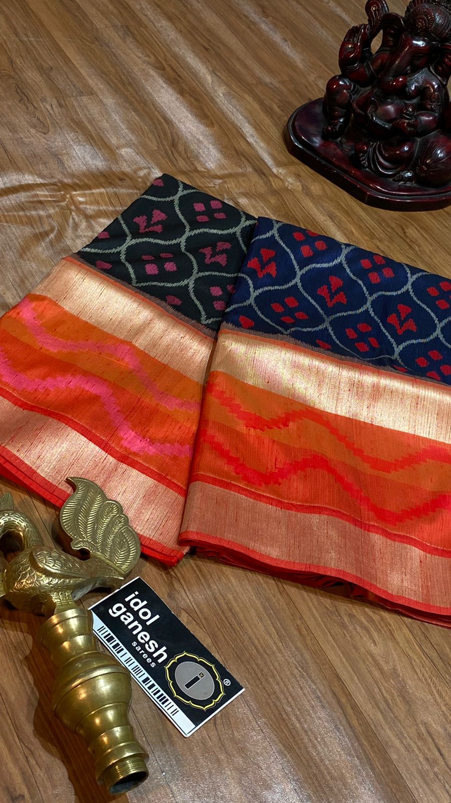 IG3138 Pure handloom soft jute pattu 
