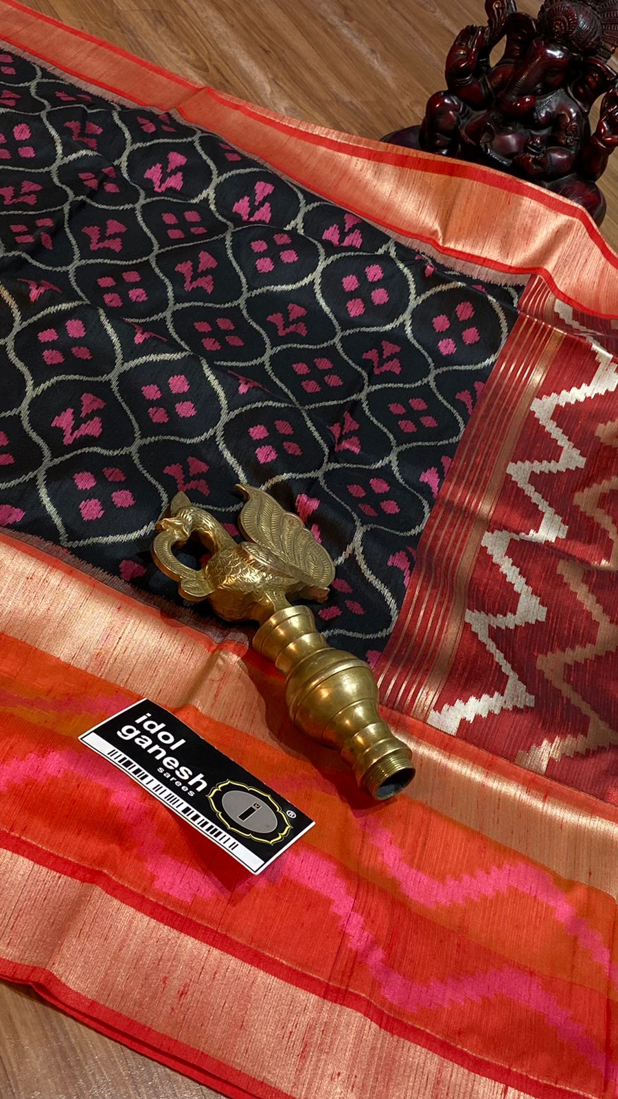IG3138 Pure handloom soft jute pattu 