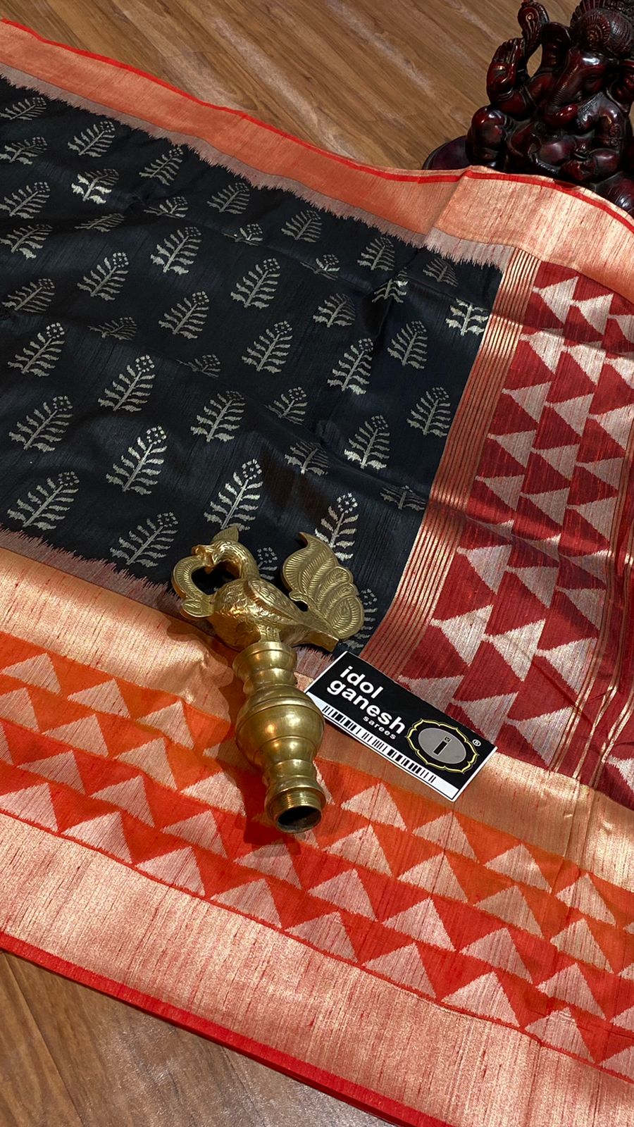 IG3139 Pure handloom soft jute pattu 