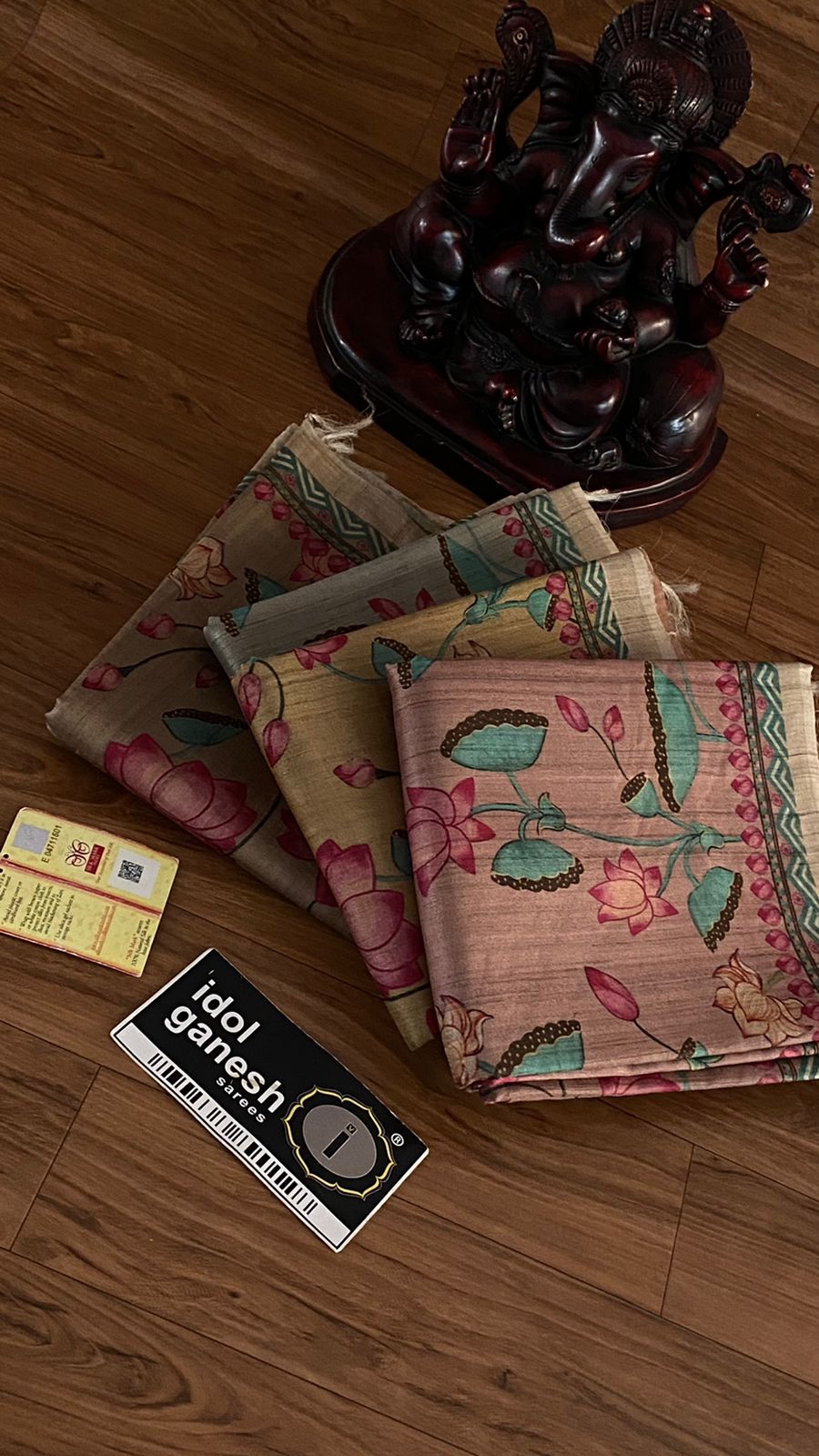 IG3188 Pure handloom desi tussar 