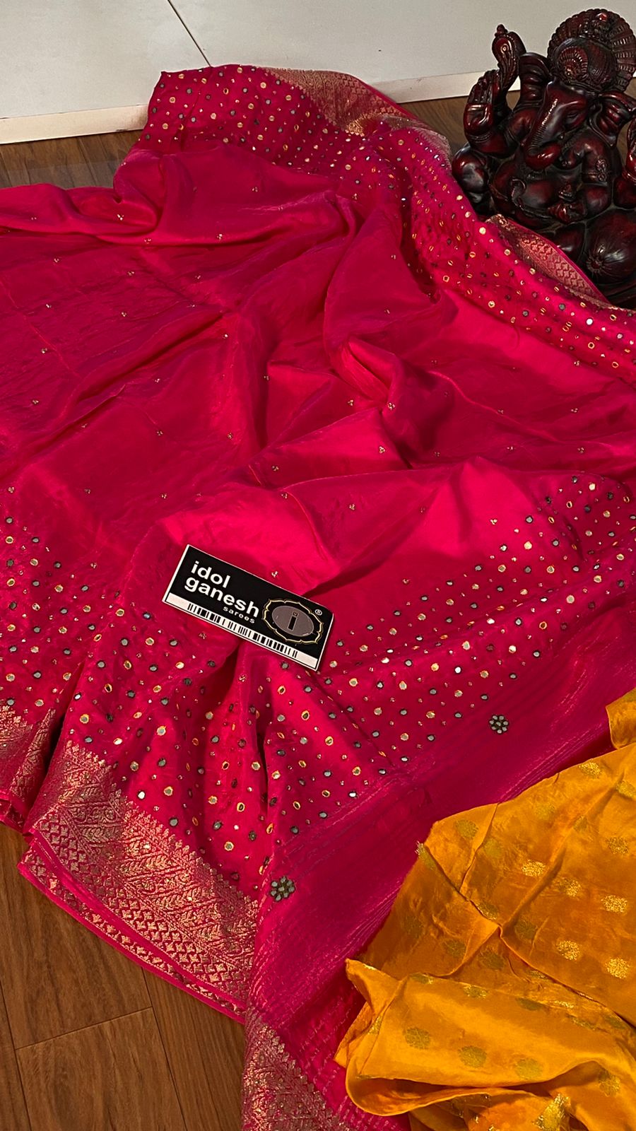 IG3196 Pure munga silk pattu