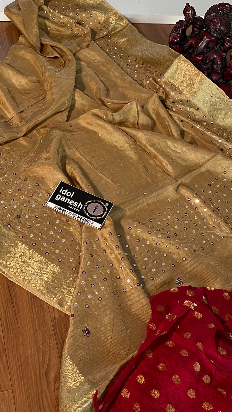 IG3196 Pure munga silk pattu