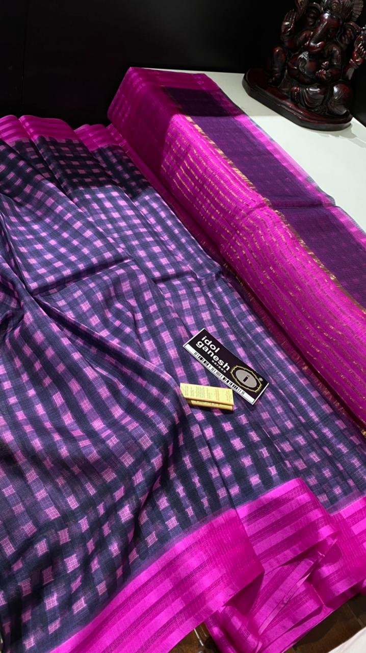 IG3296 Pure handloom silk Kota sarees 