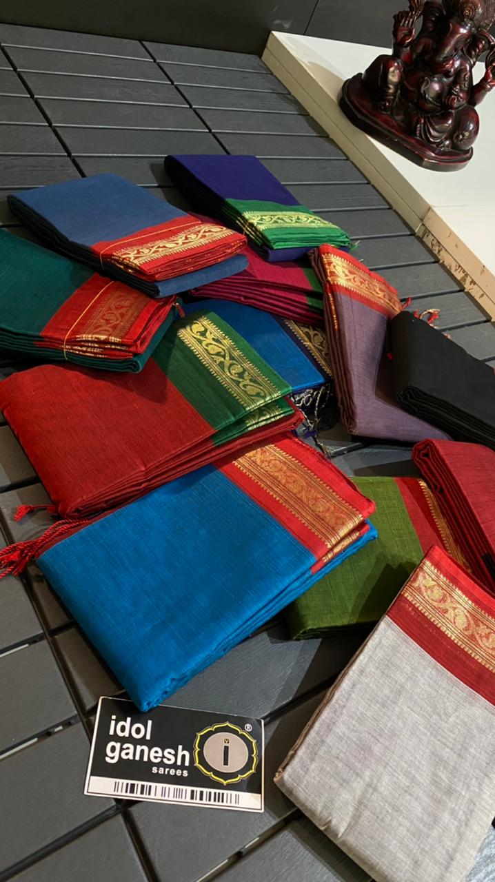 IG3328 Pure handloom kanchi Cotton 