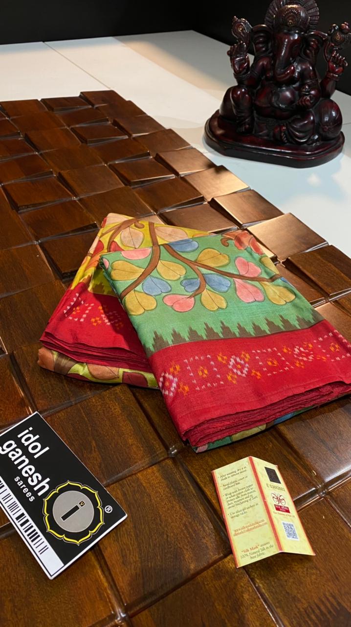 IG3343 Pure Handloom pattu/pattu 