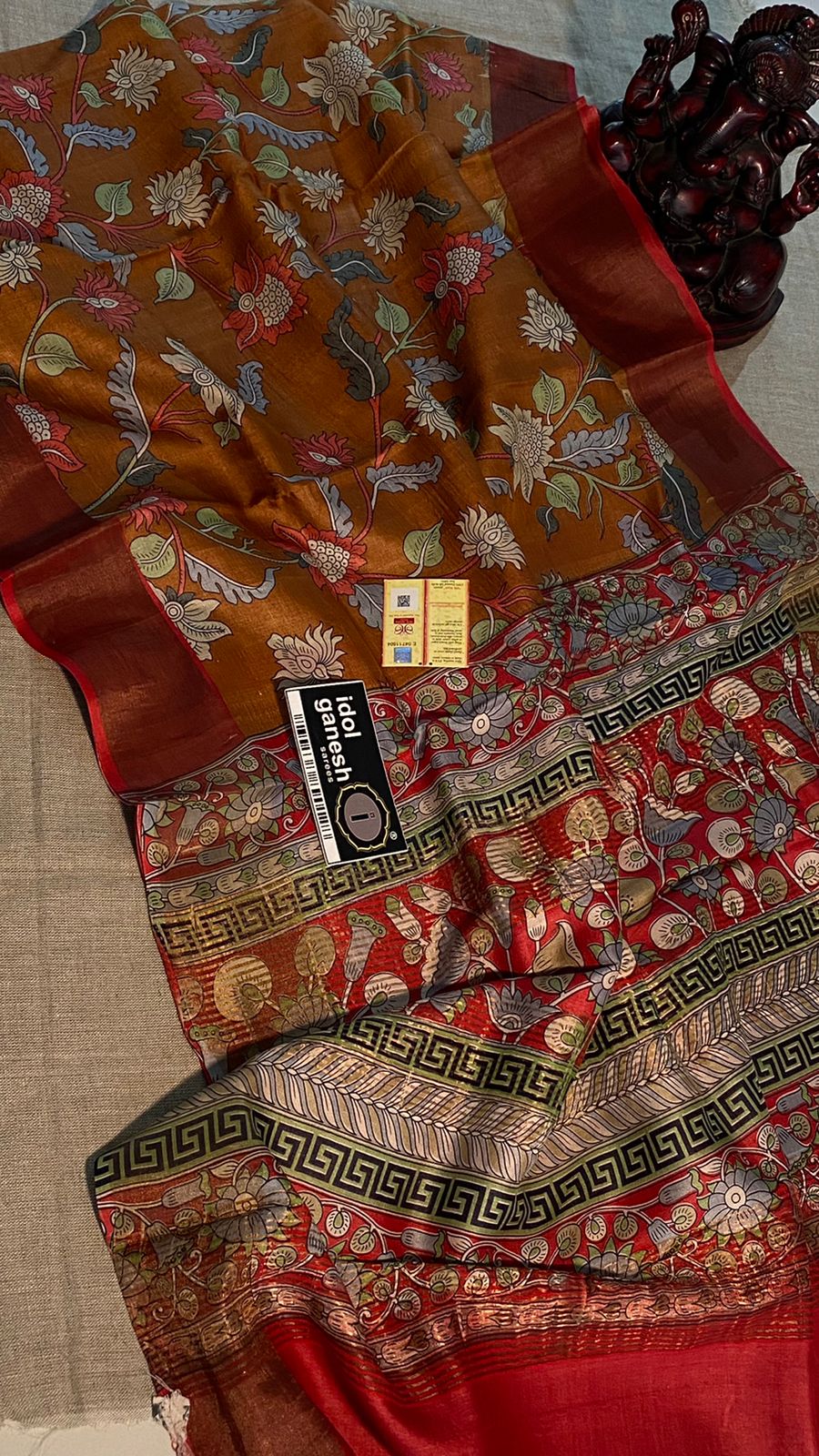 IG3394 Pure handloom tussar 