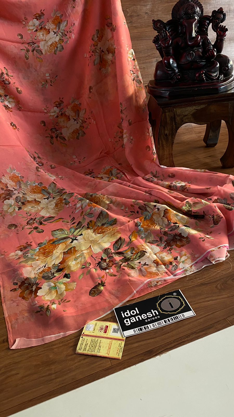 IG3401 Pure handloom 100% Georgette 