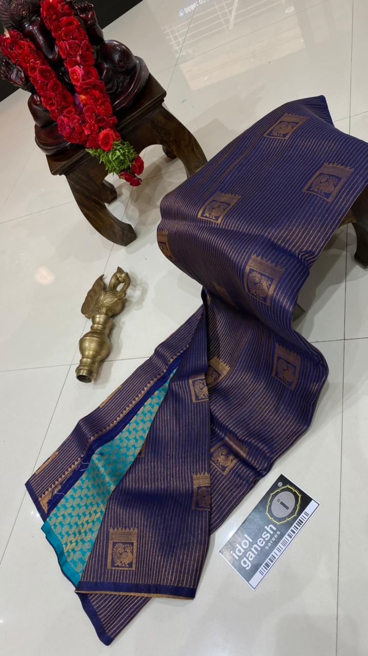 IG3447 Lite weight soft Kubera pattu 