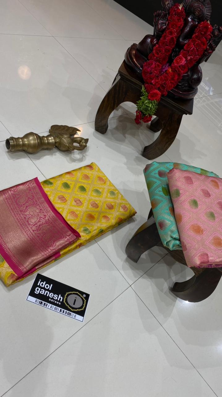 IG3455 Soft kataan Banaras pattu