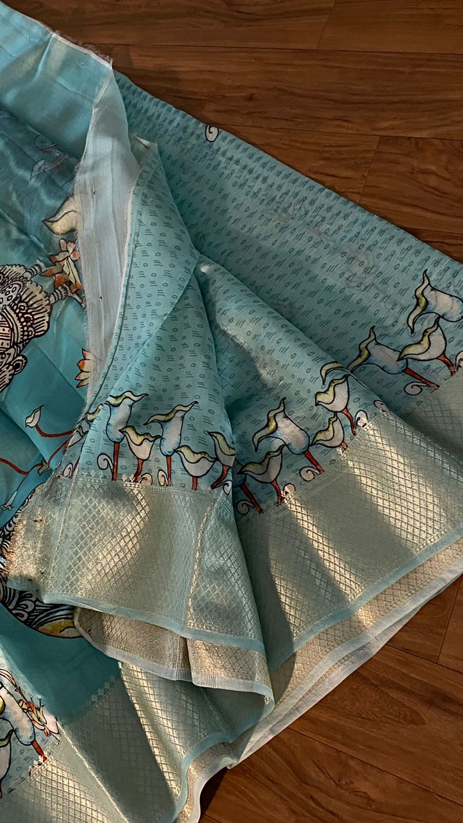 IG3591 Pure Handloom chiniya pattu 