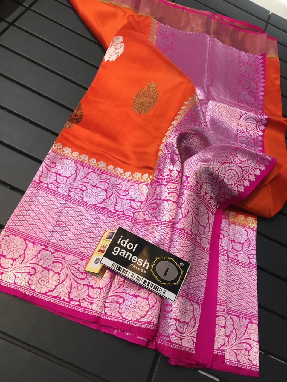 IG366 Pure hand loom pattu 