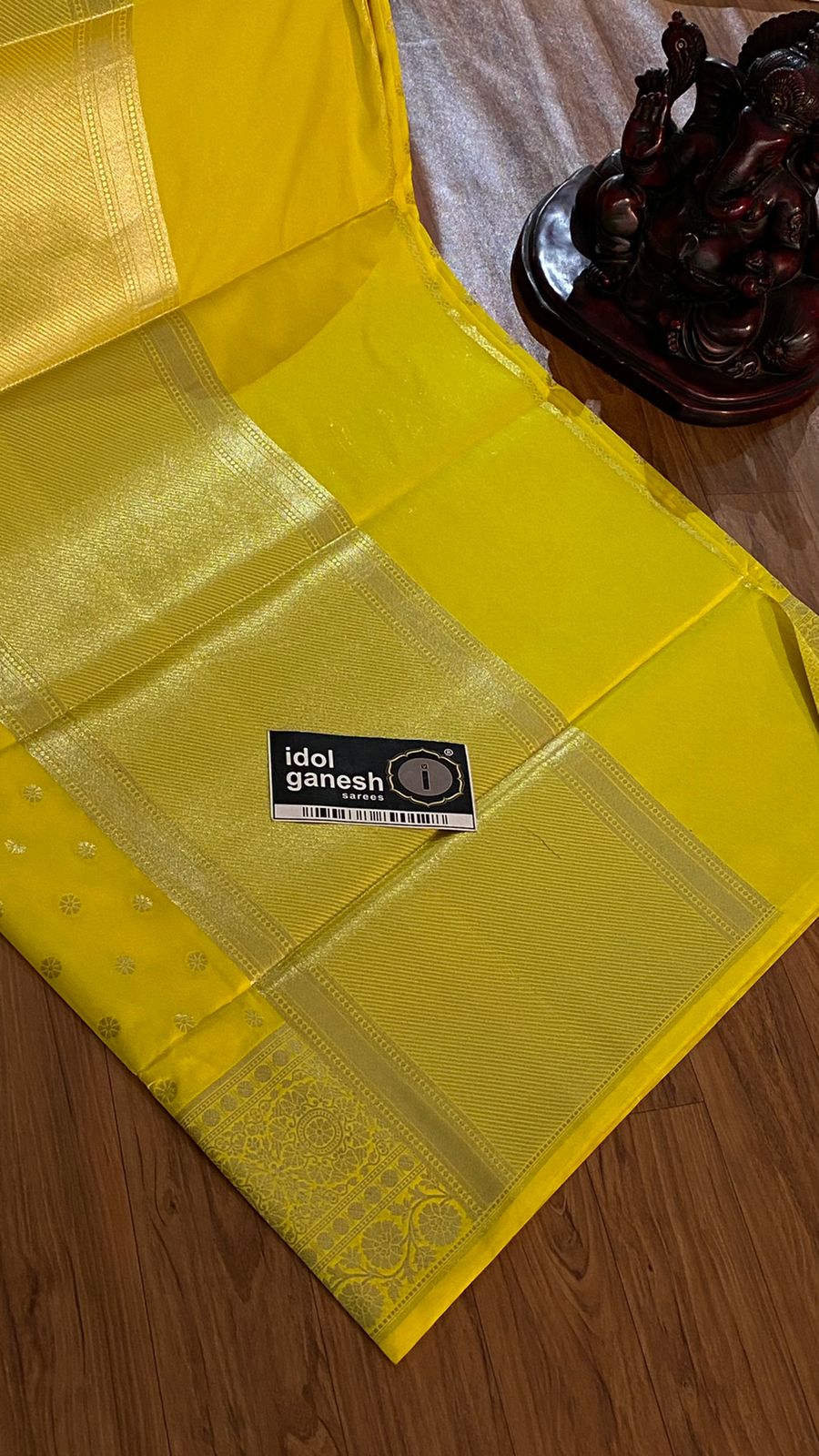 IG3693 Lite weight pure soft silk pattu 