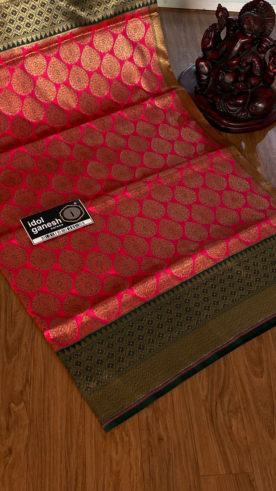 IG3695 Lite weight handloom fancy Kathan Pattu