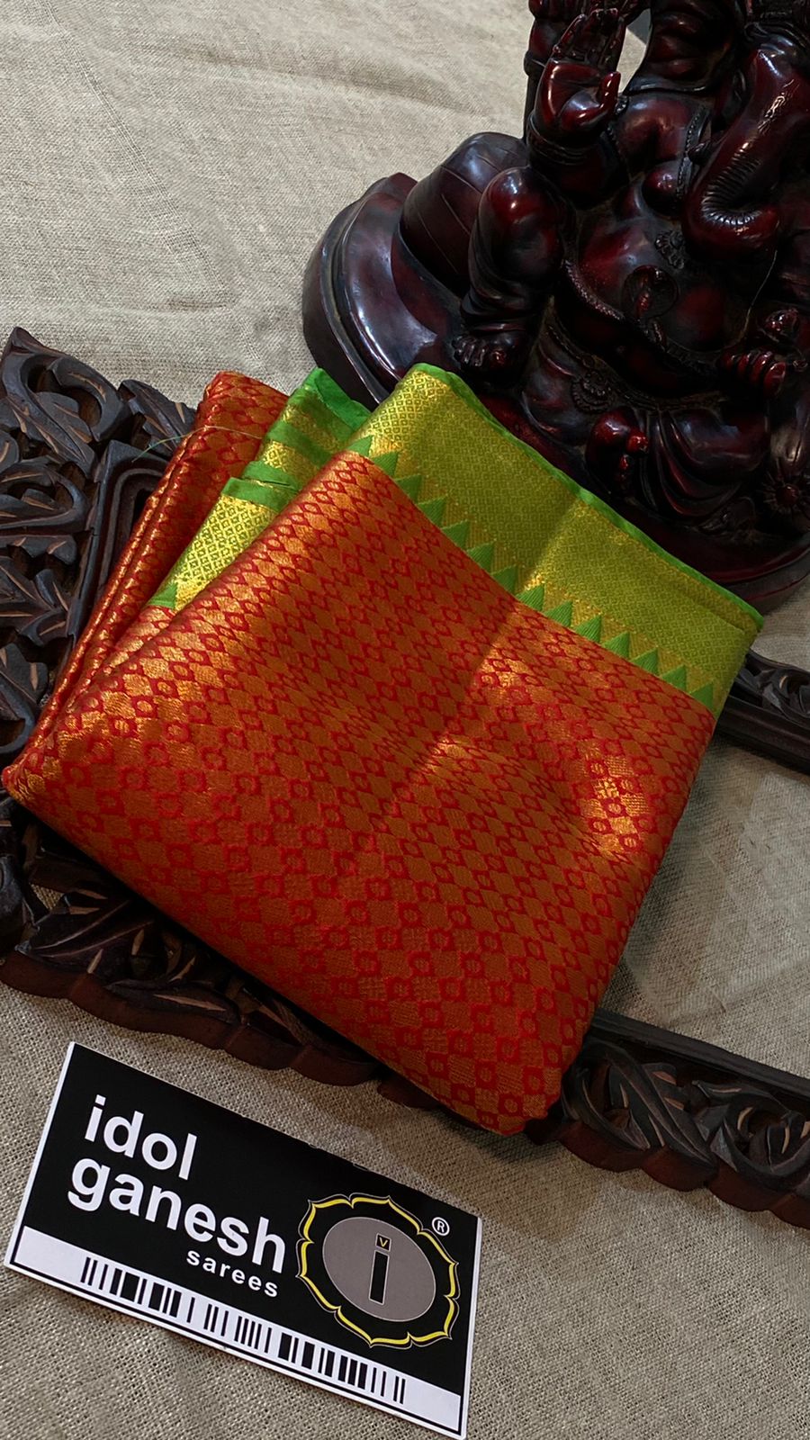 IG3709 Lite weight fancy Kanchi pattu  
