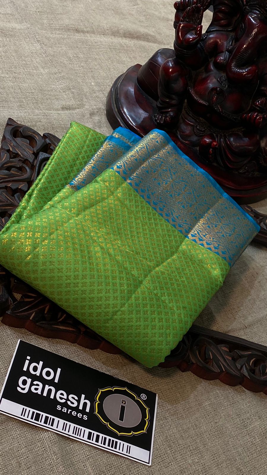 IG3709 Lite weight fancy Kanchi pattu  