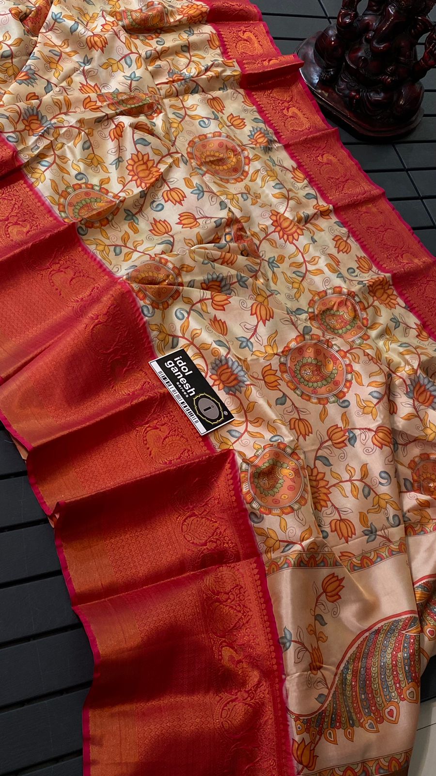 IG3712 Lite weight kanjivaram soft silk pattu