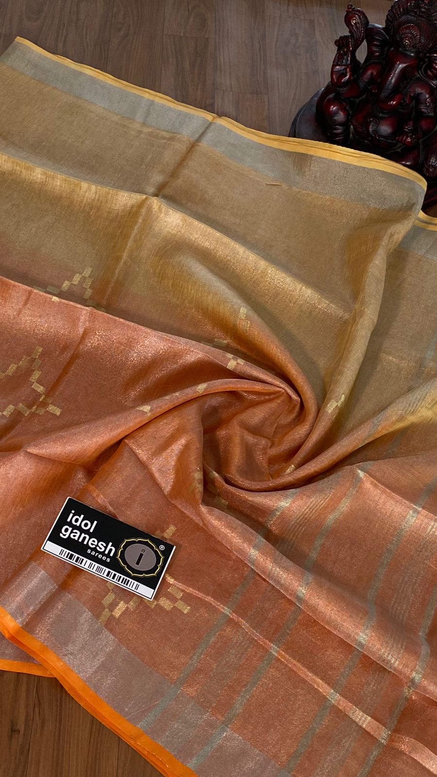 IG3716 pure Handloom tissue Lenin  